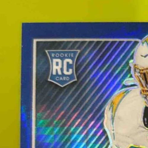 2020 Donruss Optic Joshua Kelley Rookie Phenoms Horizontal Blue Hyper Chargers - Sports Cards