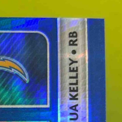 2020 Donruss Optic Joshua Kelley Rookie Phenoms Horizontal Blue Hyper Chargers - Sports Cards