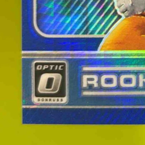 2020 Donruss Optic Joshua Kelley Rookie Phenoms Horizontal Blue Hyper Chargers - Sports Cards