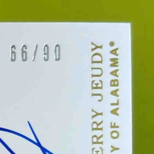 2020 Immaculate Collection Collegiate Jerry Jeudy /99 #103 MEM Auto Crimson Tide - Sports Cards