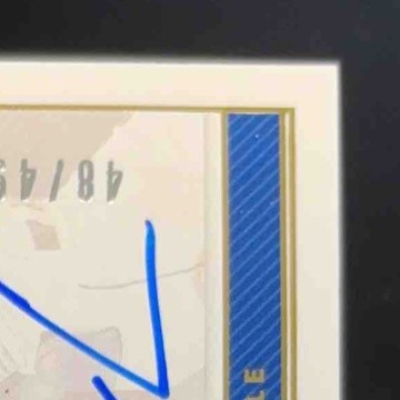 2020 National Treasures Kyle Lewis Rookie Material Signature Gold 48/49 Mariners - Sports Cards