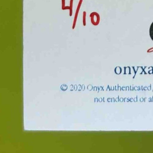 2020 Onyx Vintage Premium Gavin Lux Auto Red Ink 4/10 RC Los Angeles Dodgers - Sports Cards