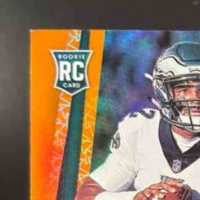 2020 Panini Certified Jalen Hurts New Generation Patch Orange /299 #14 RC Eagles - Sports Cards