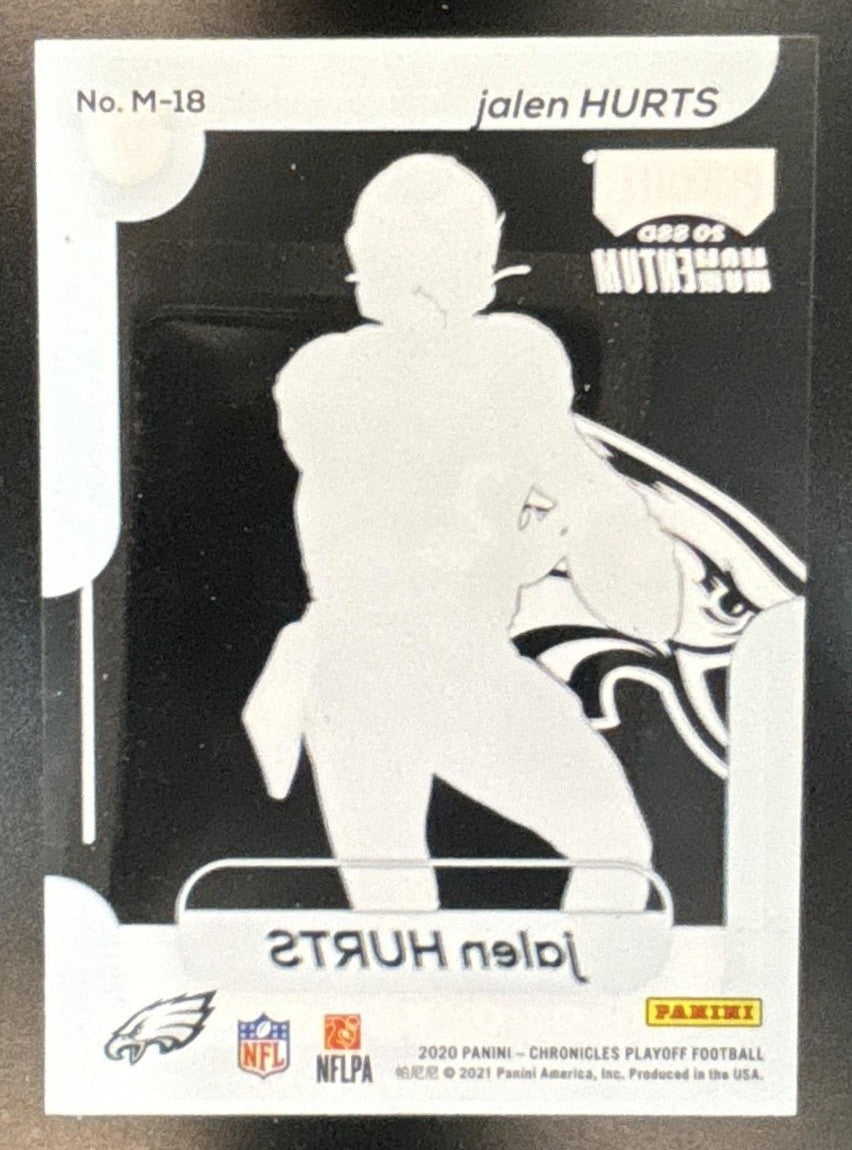 2020 Panini Chronicles Jalen Hurts Playoff Momentum SSD Rookies RC Eagles - Sports Cards