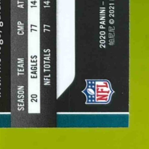 2020 Panini Chronicles Jalen Hurts Prizm Black Silver #PB-19 RC Eagles - Sports Cards