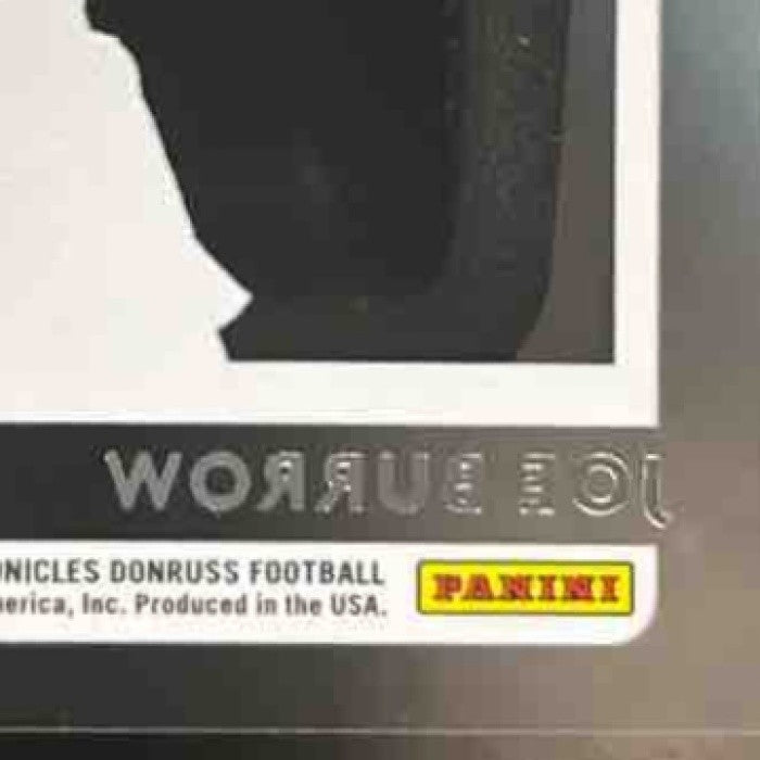 2020 Panini Chronicles Joe Burrow Clearly Donruss RC Cincinnati Bengals - Sports Cards