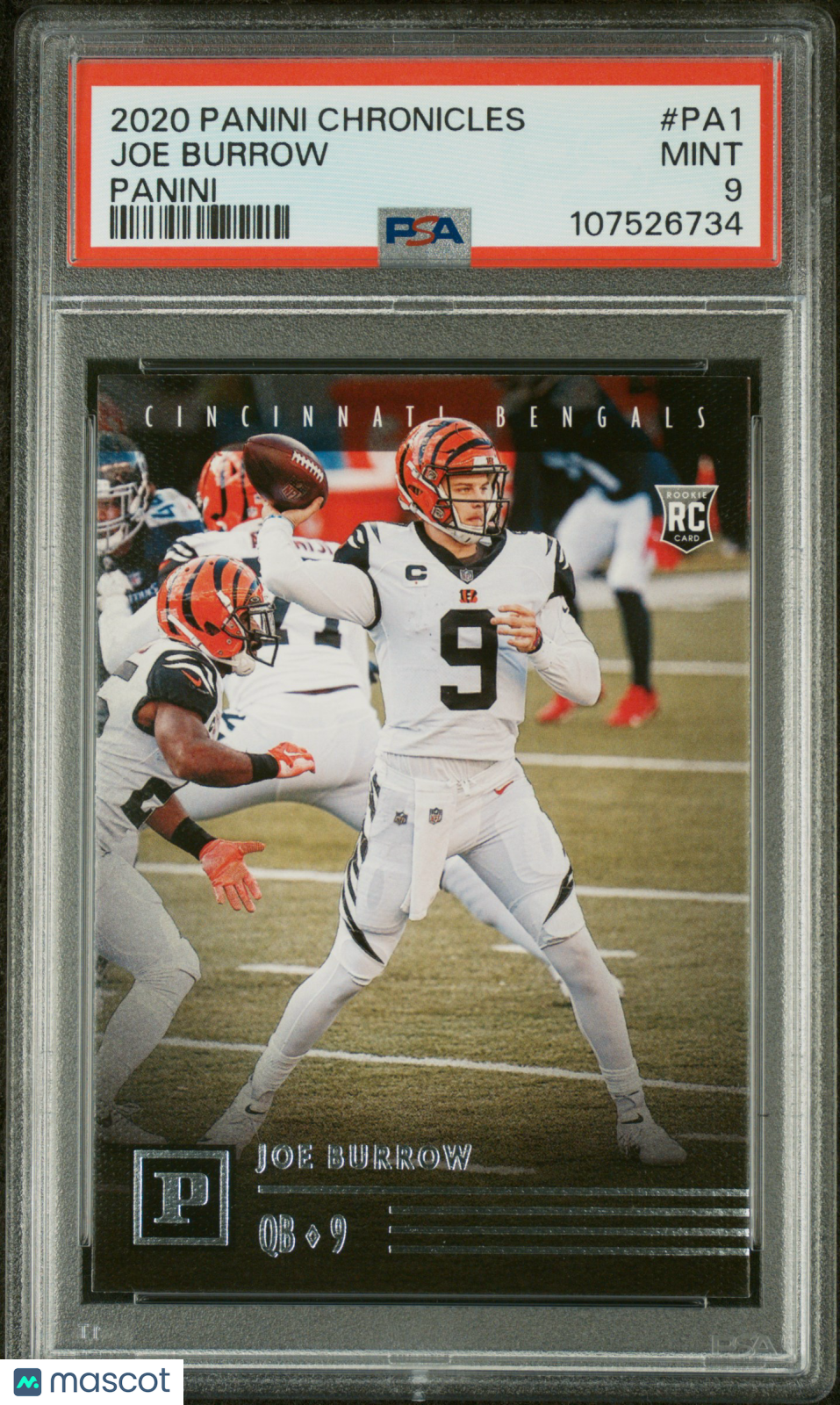 2020 Panini Chronicles Panini Joe Burrow #PA1 PSA 9 - Graded Sports Cards