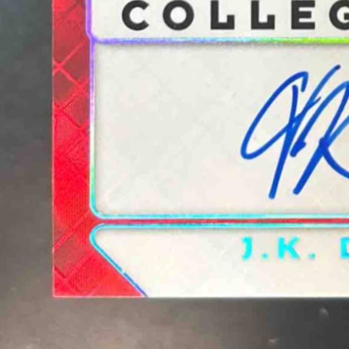 2020 Panini Contenders Draft Picks J.K. Dobbin /15 RC Auto Ohio State Buckeyes - Sports Cards