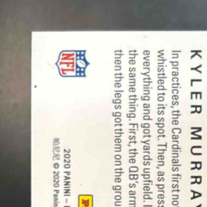 2020 Panini Donruss Elite Kyler Murray Dual Threats Blue /10 #8 Arizona Cardinal - Sports Cards