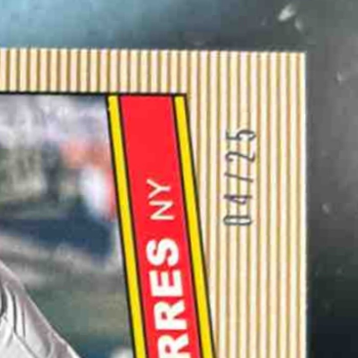 2020 Panini Donruss Gleyber Torres Retro 1986 Materials Gold /25 MEM Yankees - Sports Cards