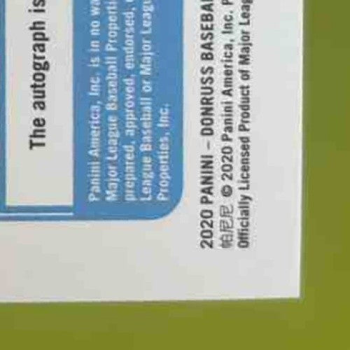 2020 Panini Donruss Jordan Yamamoto Signature Series Auto RC Miami Marlins - Sports Cards