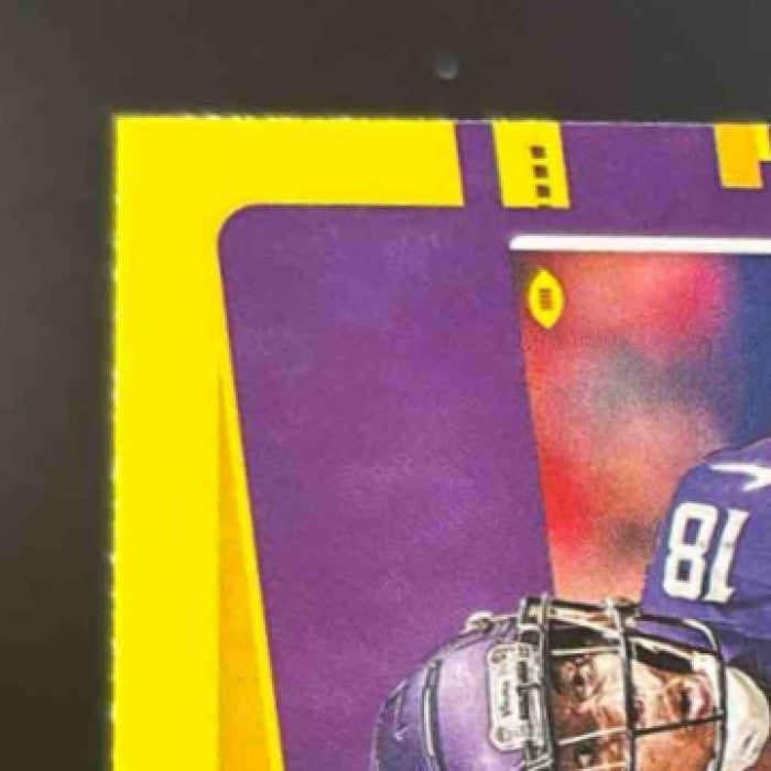 2020 Panini Donruss Justin Jefferson Press Proof Yellow #313 RC Vikings - Sports Cards