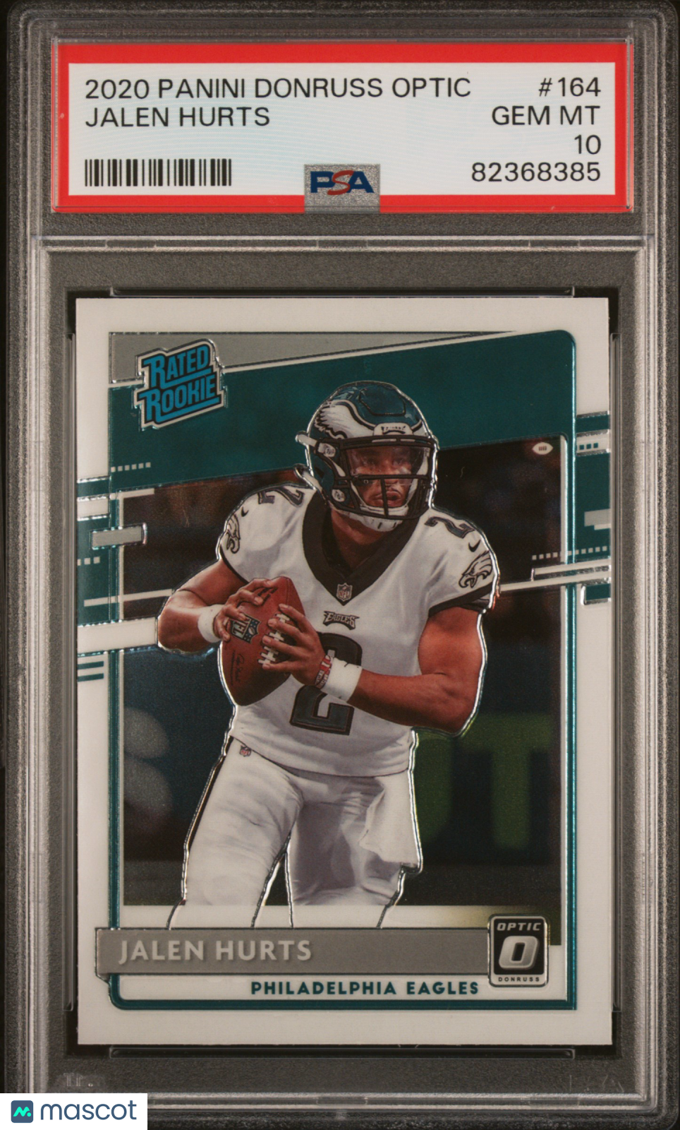 2020 Panini Donruss Optic Jalen Hurts #164 PSA 10 - Graded Sports Cards