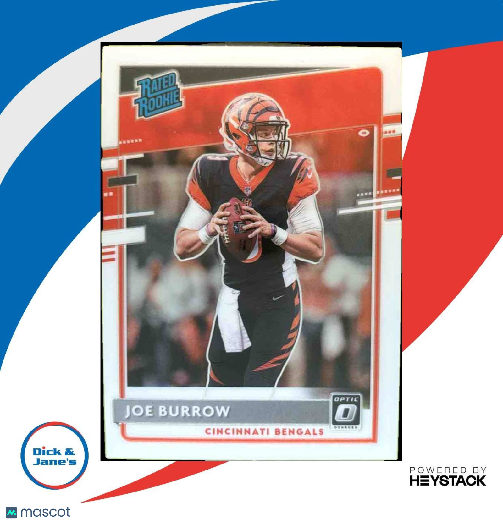 2020 Panini Donruss Optic Joe Burrow #151 RC Cincinnati Bengals - Sports Cards
