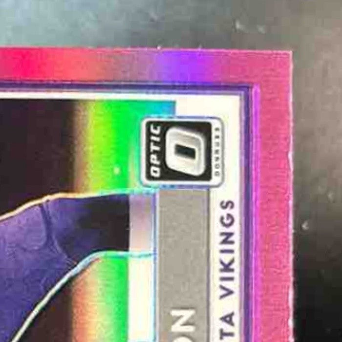 2020 Panini Donruss Optic Justin Jefferson Pink Prizm #163 RC Minnesota Vikings - Sports Cards