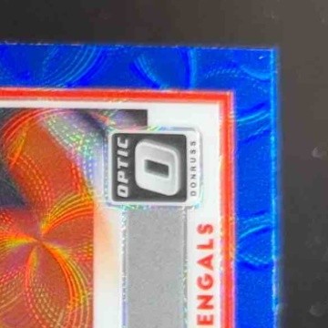 2020 Panini Donruss Optic Tee Higgins Blue Scope Prizm 160 RC Cincinnati Bengals - Sports Cards