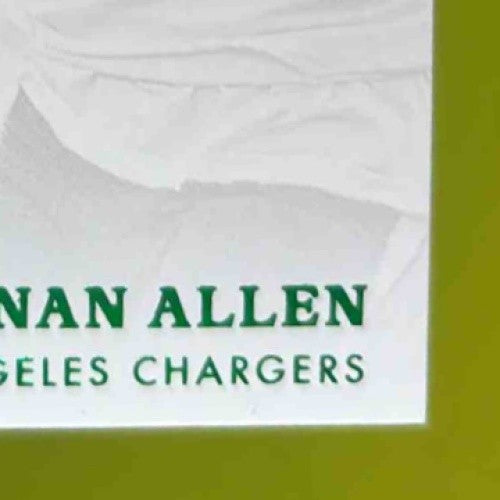 2020 Panini Encased Keenan Allen Emerald 5/5 #47 Los Angeles Chargers Sports Cards