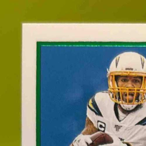 2020 Panini Encased Keenan Allen Emerald 5/5 #47 Los Angeles Chargers Sports Cards