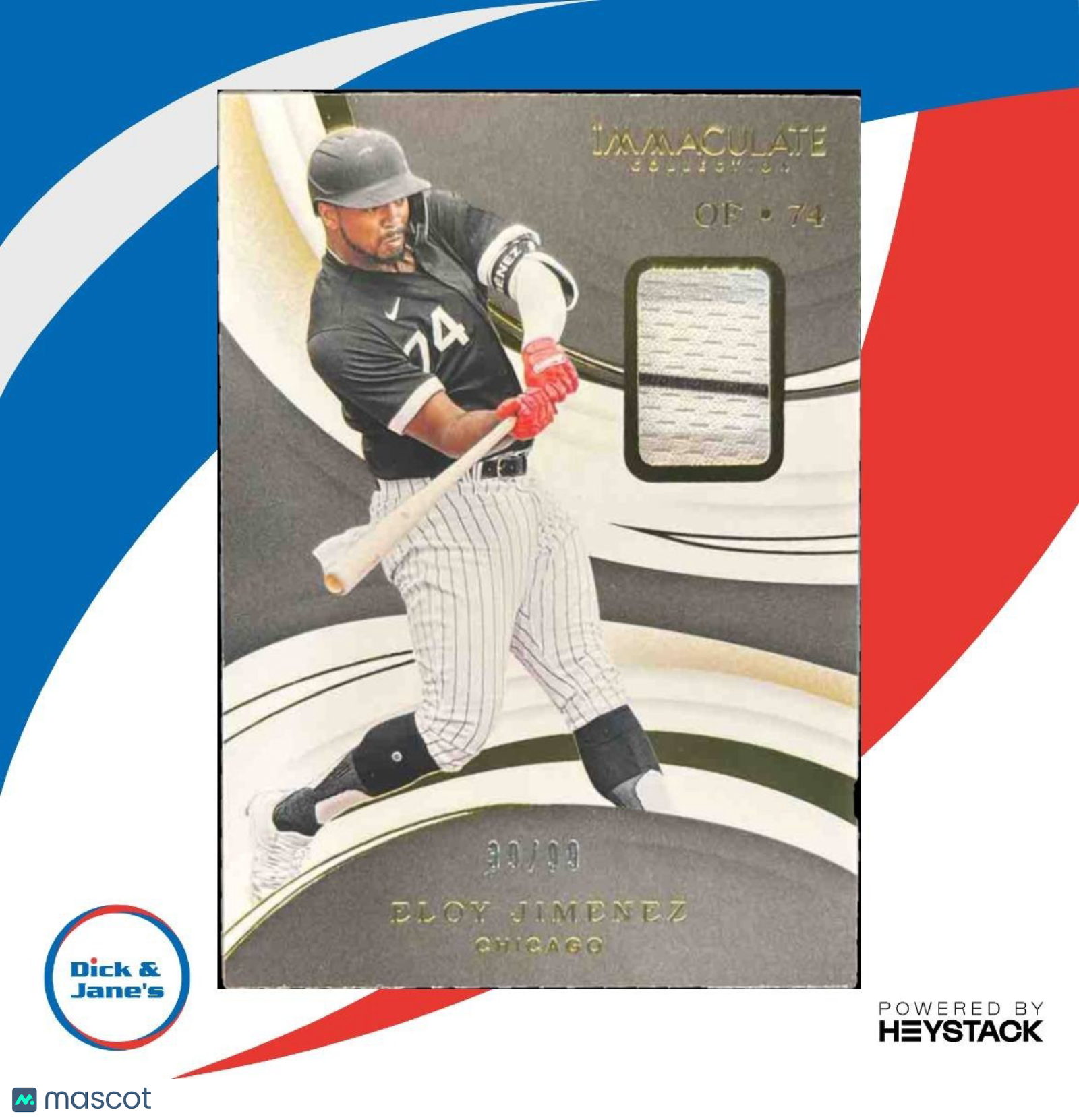 2020 Panini Immaculate Collection Eloy Jimenez /99 #53 MEM Chicago White Sox - Sports Cards
