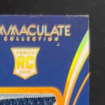2020 Panini Immaculate Collection Ronald Bolanos Rookie Patch Auto Holo Gold /57 - Sports Cards