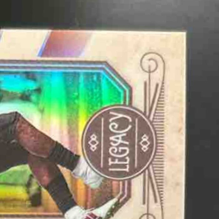 2020 Panini Legacy Brandon Aiyuk Futures Dual Patch Auto Ruby /100 RC - Sports Cards