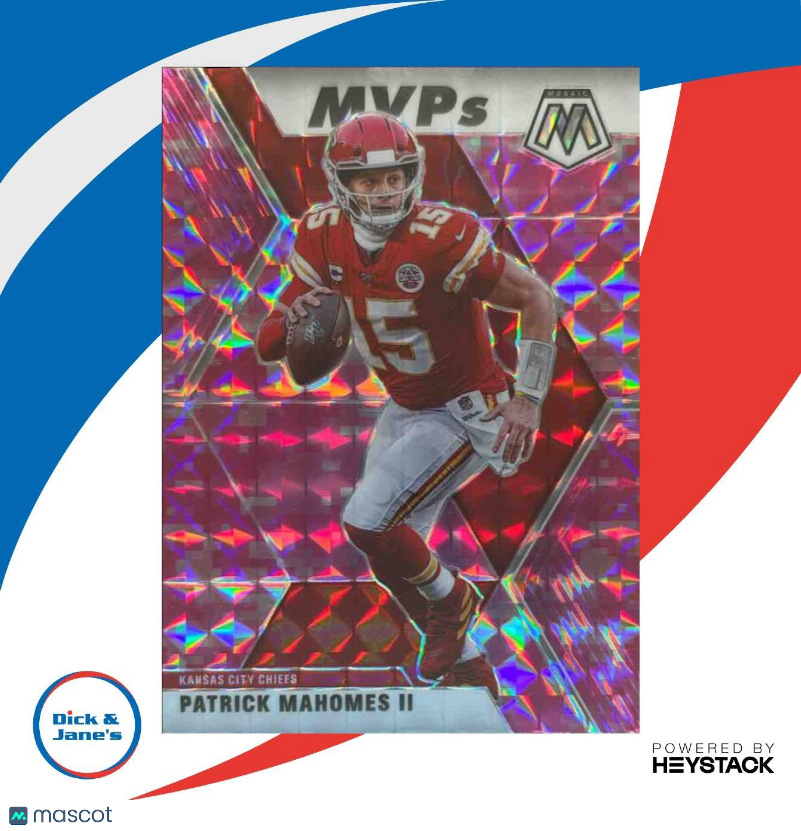 2020 Panini Mosaic Patrick Mahomes II Prizm Camo Pink #297 Kansas City Chiefs - Sports Cards