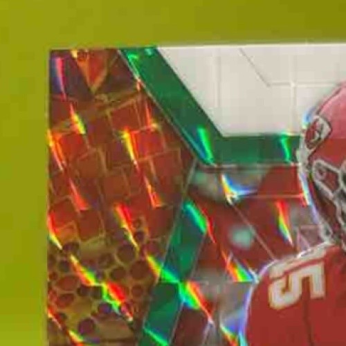 2020 Panini Mosaic Patrick Mahomes II Will to Win Prizm Green #WW1 Chiefs - Sports Cards
