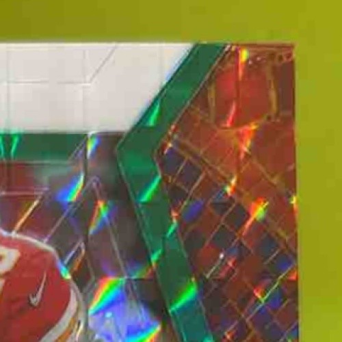 2020 Panini Mosaic Patrick Mahomes II Will to Win Prizm Green #WW1 Chiefs - Sports Cards