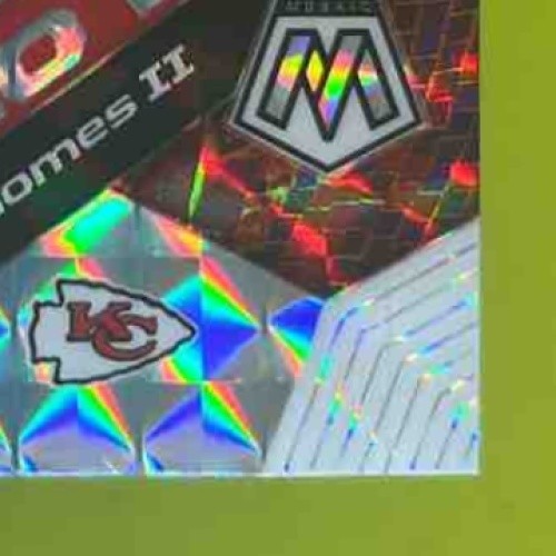 2020 Panini Mosaic Patrick Mahomes II Will to Win Prizm Green #WW1 Chiefs - Sports Cards