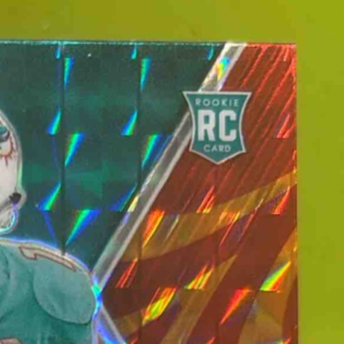2020 Panini Mosaic Tua Tagovailoa Prizm Reactive Orange #203 RC Miami Dolphins - Sports Cards