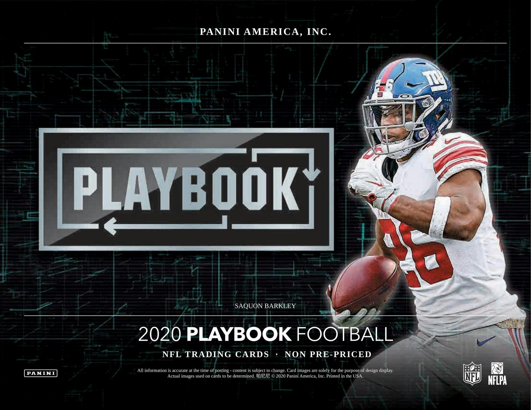 2020 Panini Playbook Football Hanger Box (Orange Parallels) - NFL Hanger