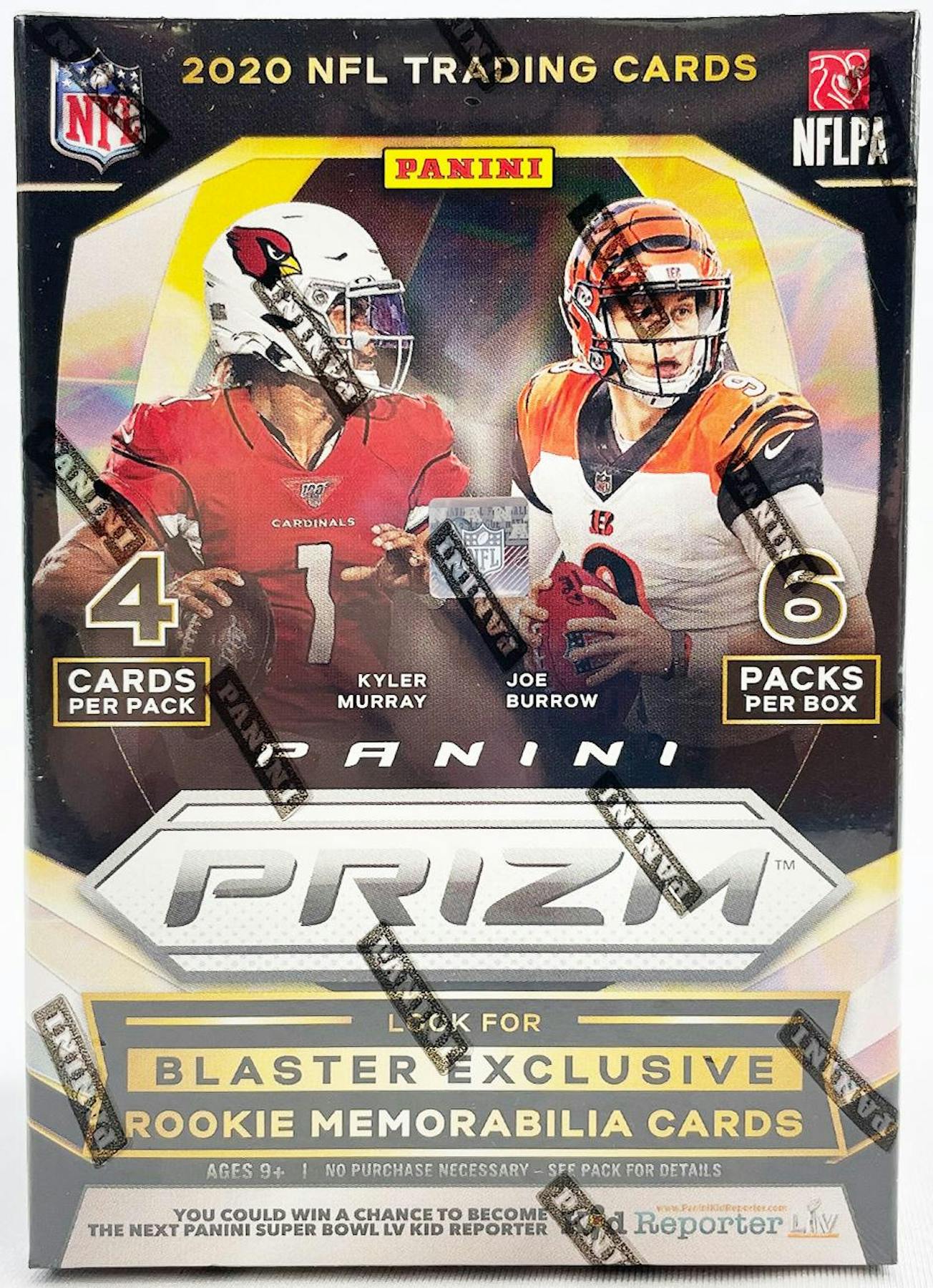 2020 Panini Prizm Football Blaster Box (Disco Prizms) 6 Packs - NFL Blaster Box