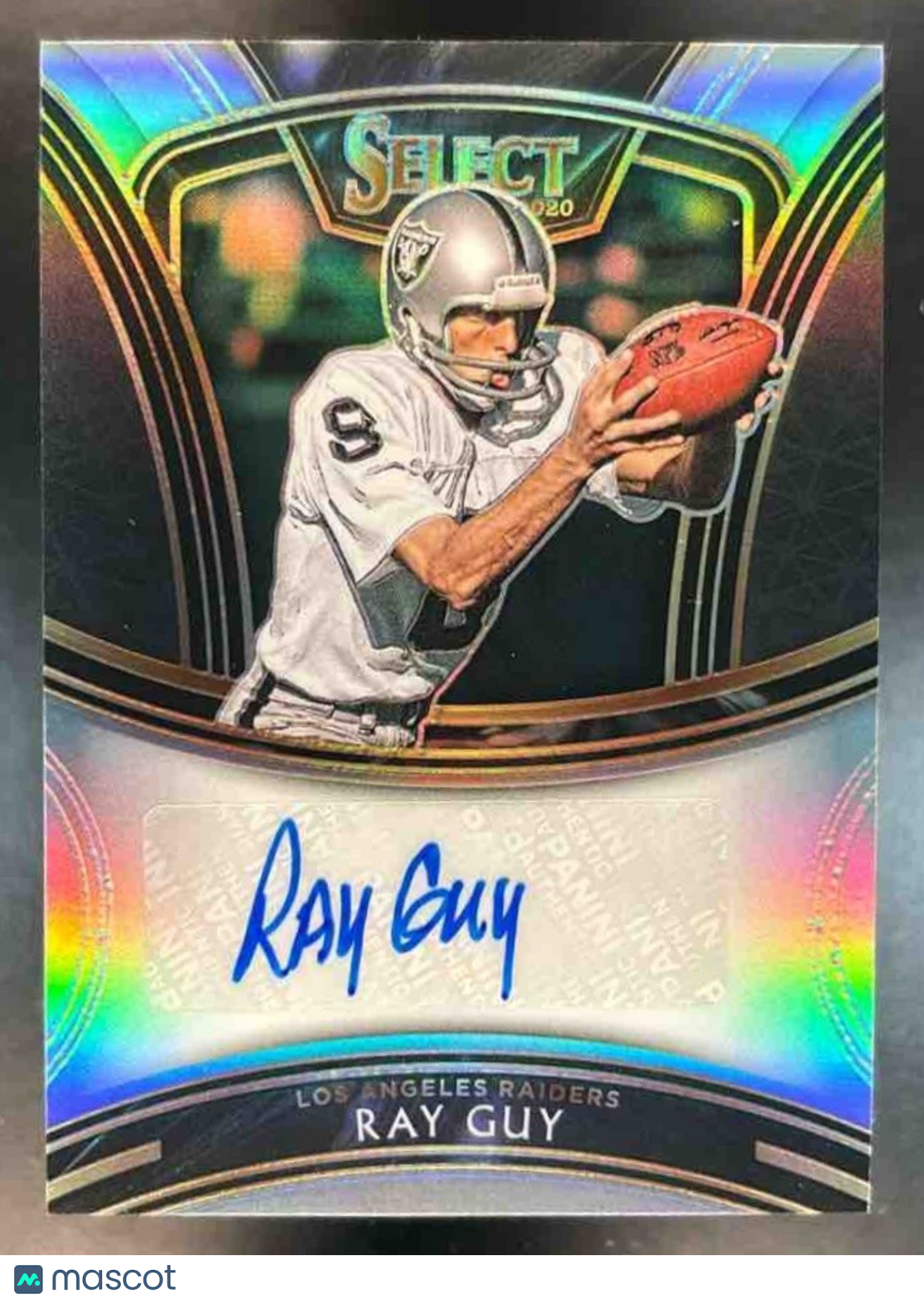 2020 Panini Select Ray Guy Signatures (silver) #SS-RGU Auto Los Angeles Raiders - Sports Cards