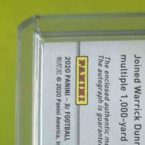 2020 Panini XR Cam Akers Rookie Swatch Auto /199 #RSA-CA RC Los Angeles Rams - Sports Cards