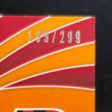 2020 Phoenix Joe Burrow Flame Throwers Red 199/299 #28 RC Cincinnati Bengals - Sports Cards