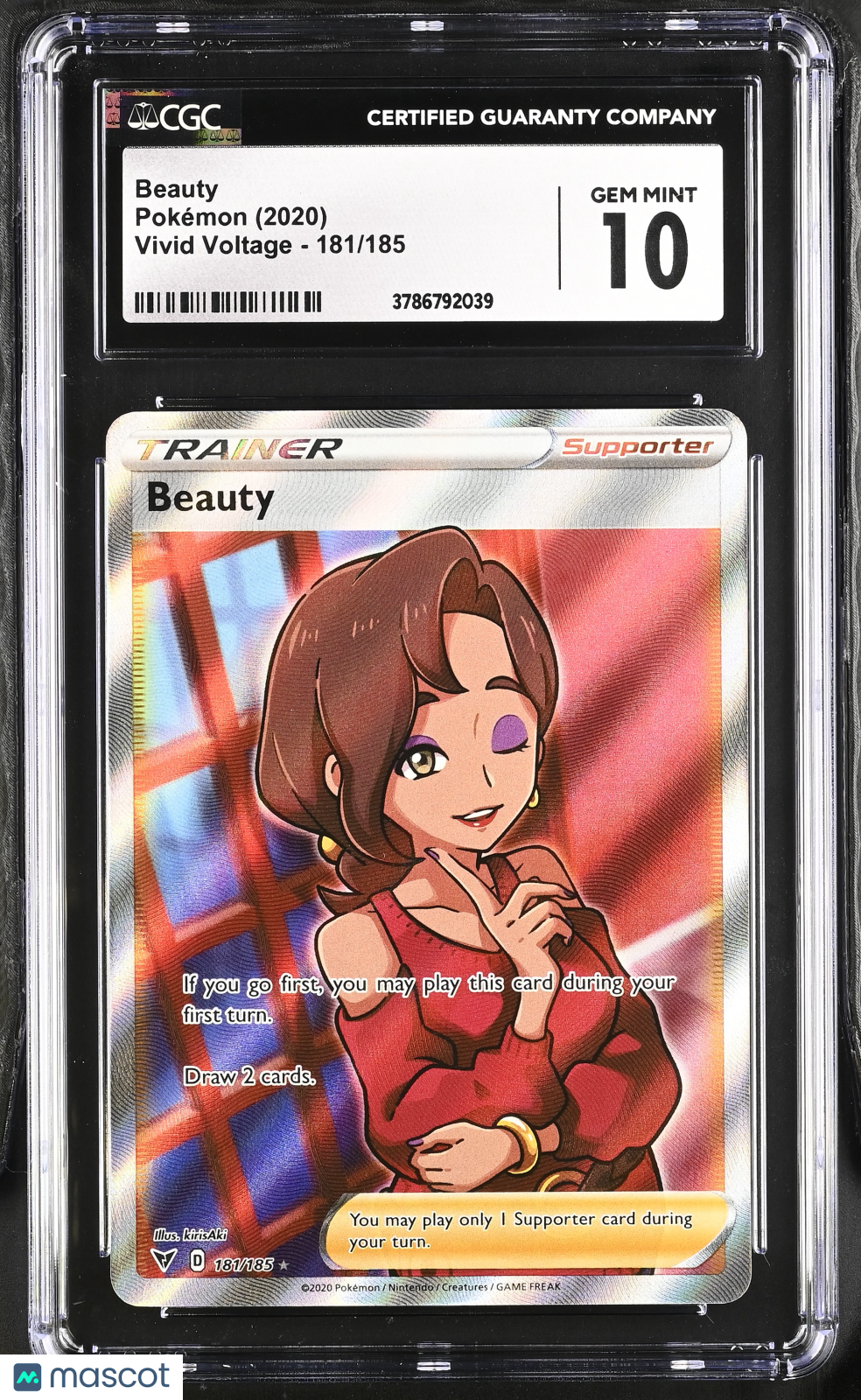 2020 Pokémon TCG Vivid Voltage Beauty #181/185 CGC 10 - Graded TCG/CCG