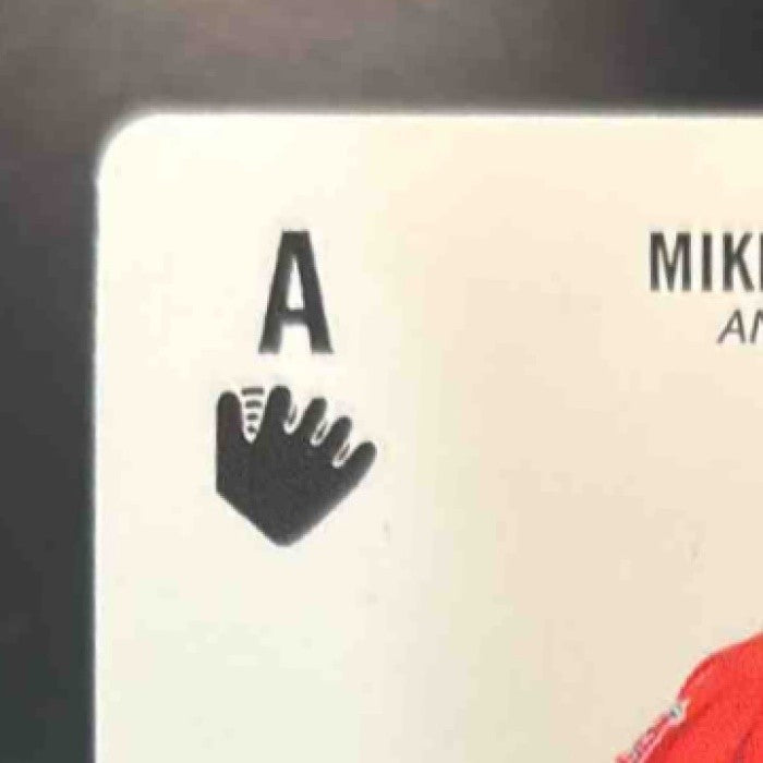 2020 Topps 52 Card Baseball Game Series 2 Mike Trout #A glove Los Angeles Angels - Sports Cards