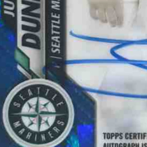 2020 Topps Chrome Sapphire Justin Dunn Rookie Auto #CSA-JD RC Seattle Mariners - Sports Cards