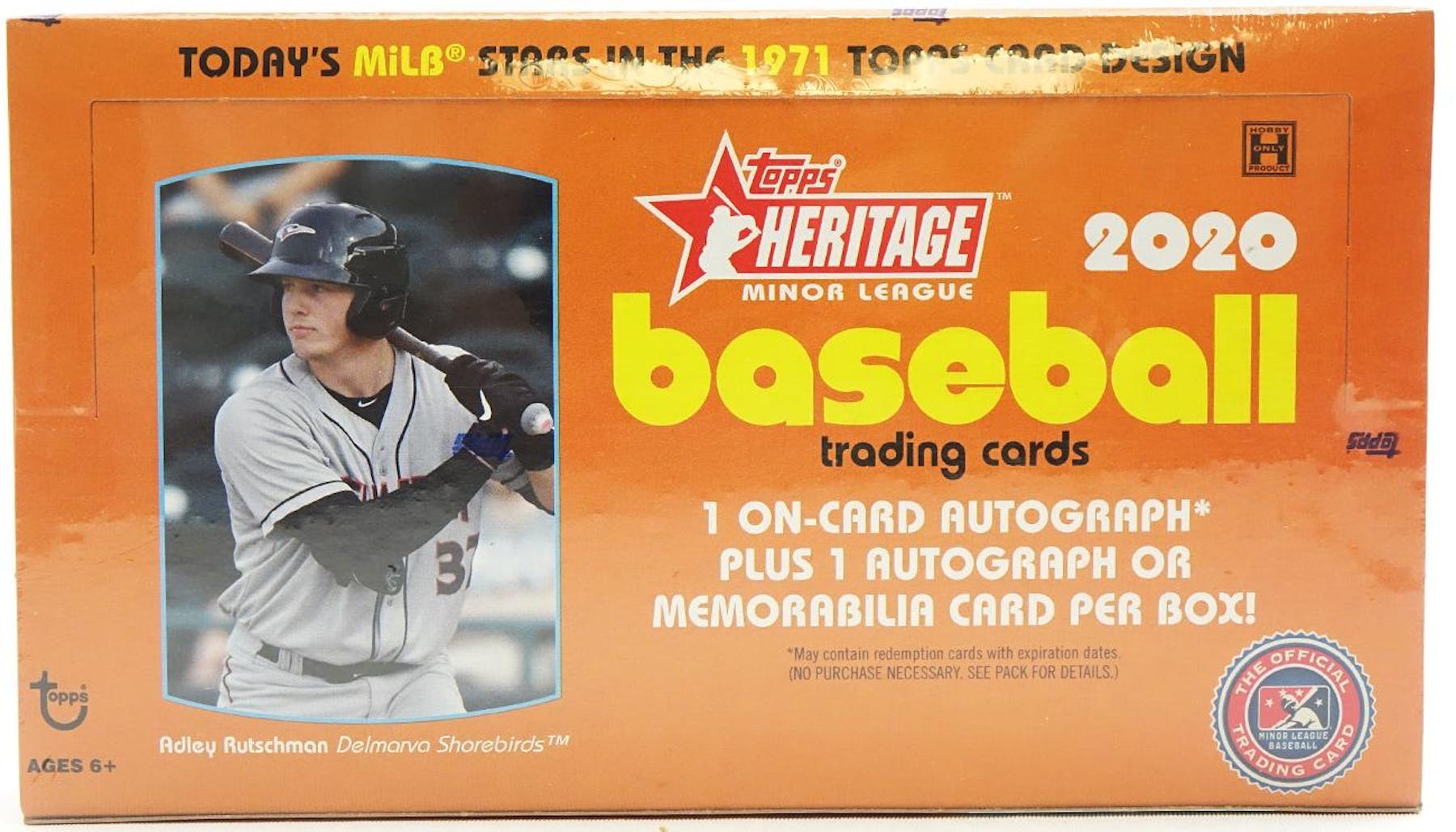 2020 Topps Heritage Minor League Baseball Hobby Box - MLB Hobby Box