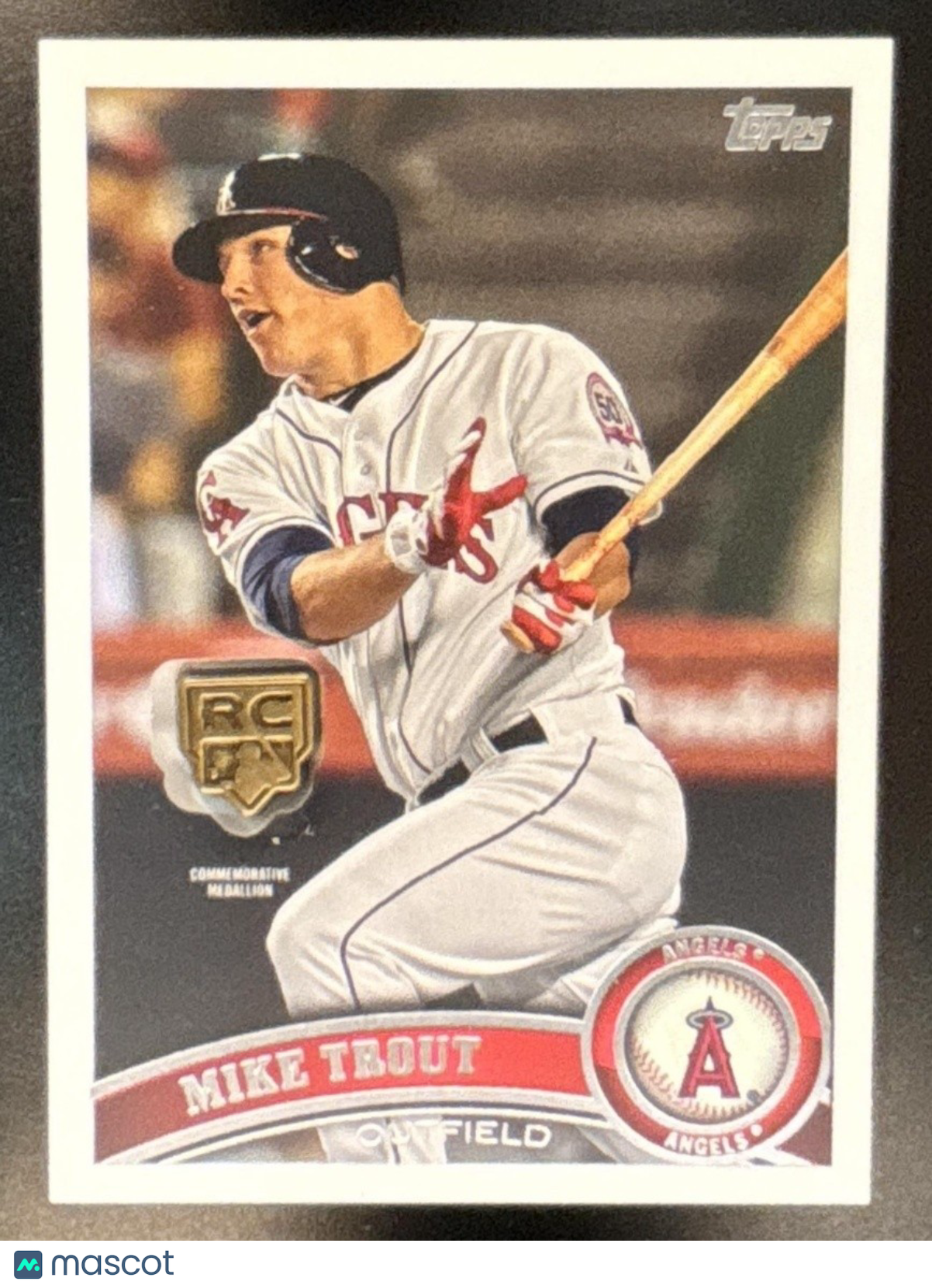 2020 Topps Mike Trout Rookie Card Retrospective RC Logo Medallion Angels - Sports Cards
