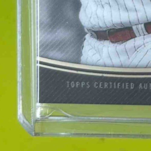 2020 Topps Tier One Rhys Hoskins Clear Auto 7/10 #C1A RHO Philadelphia Phillies Sports Cards