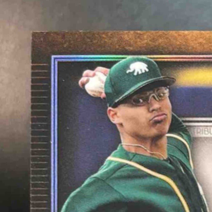 2020 Topps Tribute Jesus Luzardo Auto /199 #TA-JL RC Oakland Athletics - Sports Cards