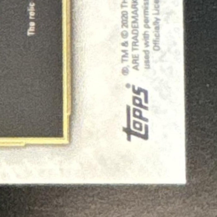 2020 Topps Triple Threads Aaron Nola Single Jumbo Relic Amethyst /27 MEM Phillie - Sports Cards
