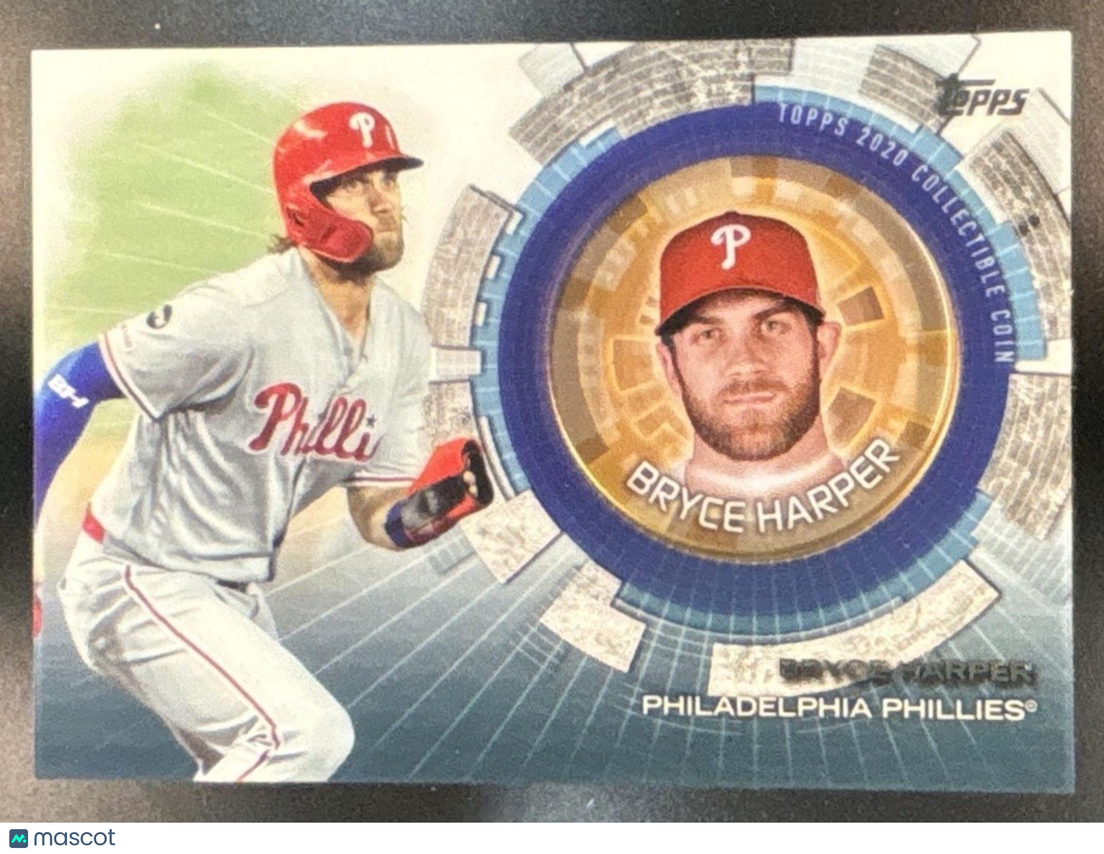 2020 Topps Update Bryce Harper Baseball Coin Cards #TBC-BH Philadelphia Phillies - Sports Cards