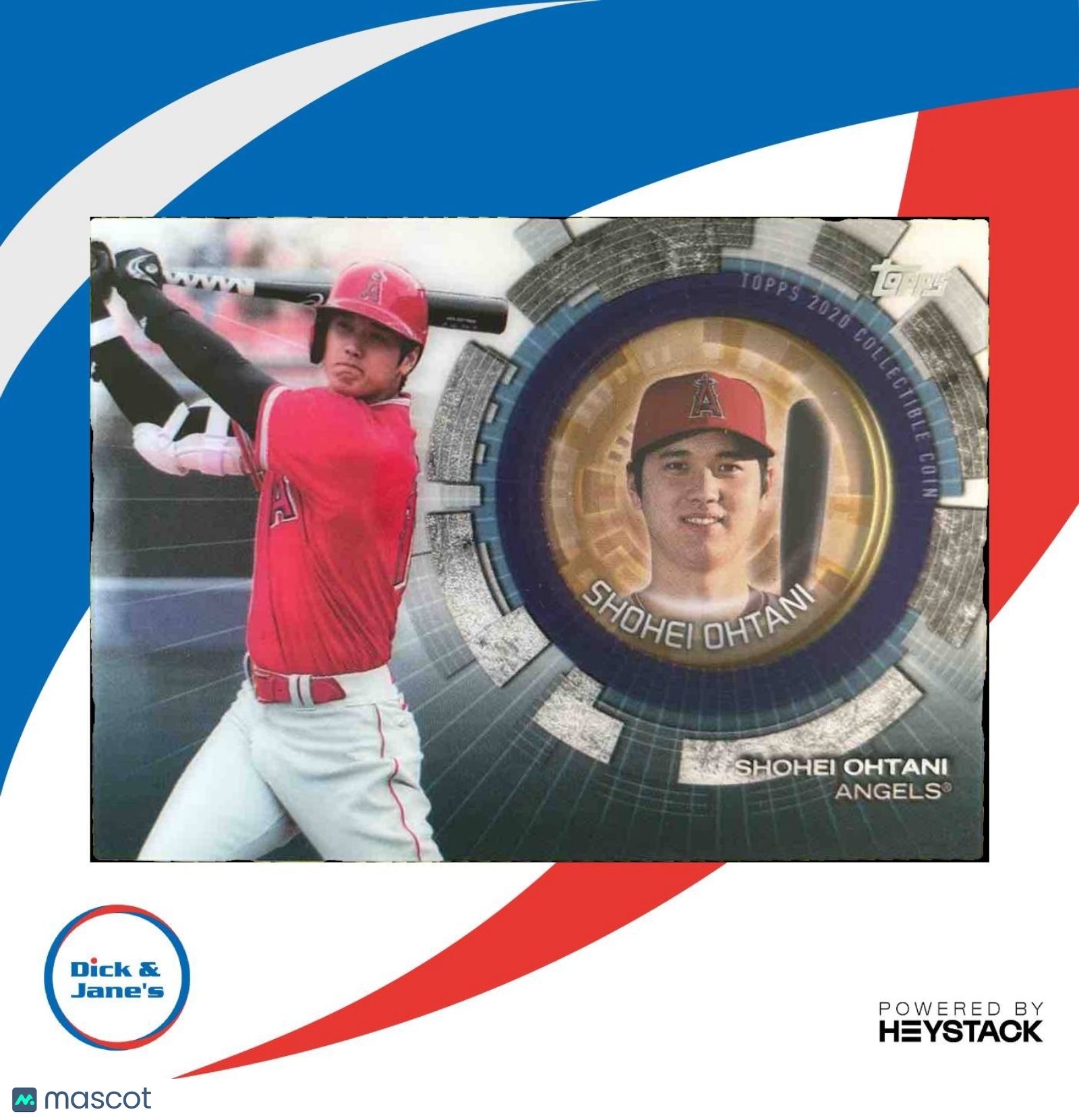 2020 Topps Update Shohei Ohtani Baseball Coin Cards #TBC-SO Los Angeles Angels - Sports Cards