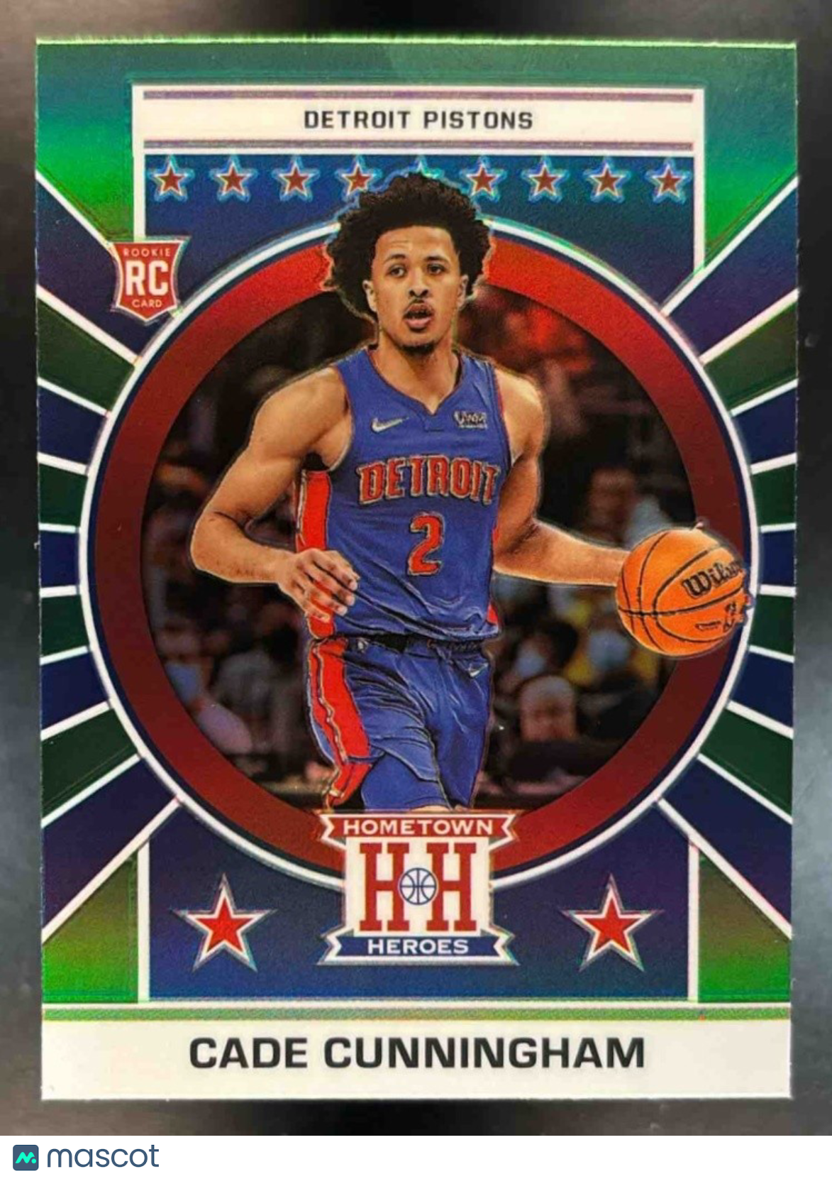 2021-22 Panini Chronicles Cade Cunningham Green #651 RC Detroit Pistons - Sports Cards