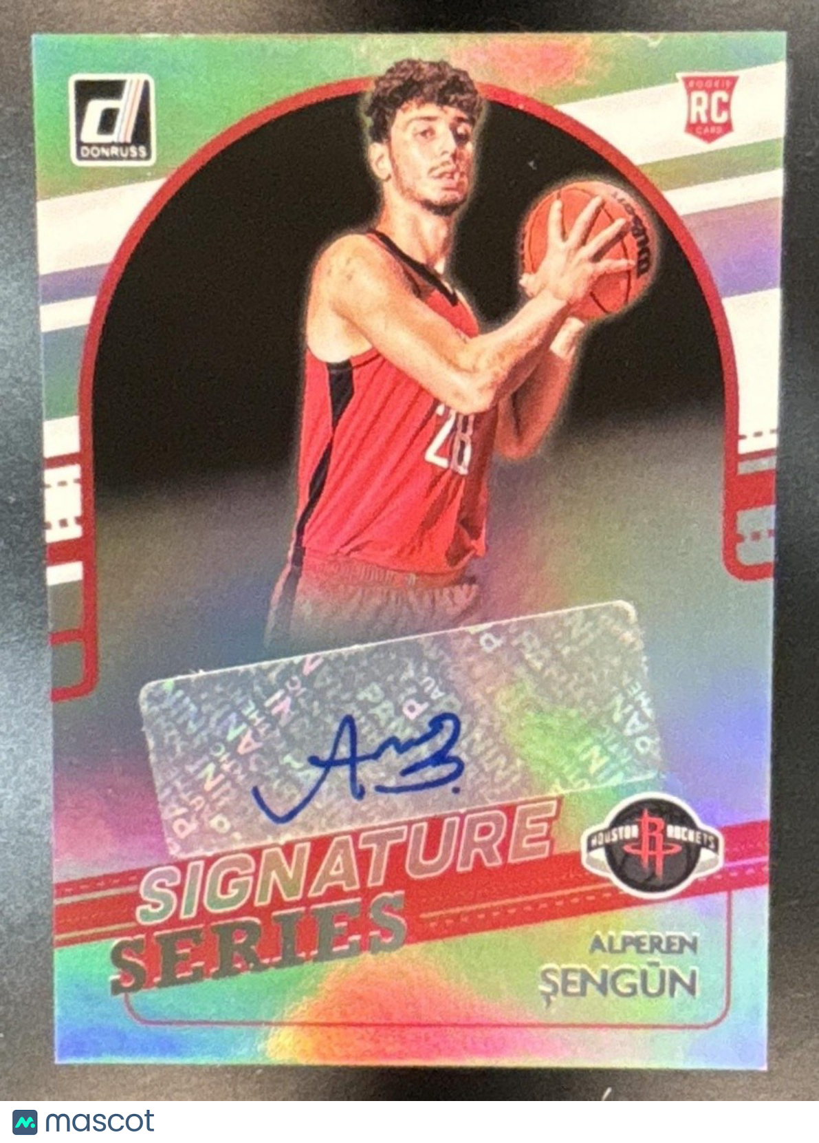 2021-22 Panini Donruss Alperen Sengun Signature Series RC Auto Houston Rockets - Sports Cards