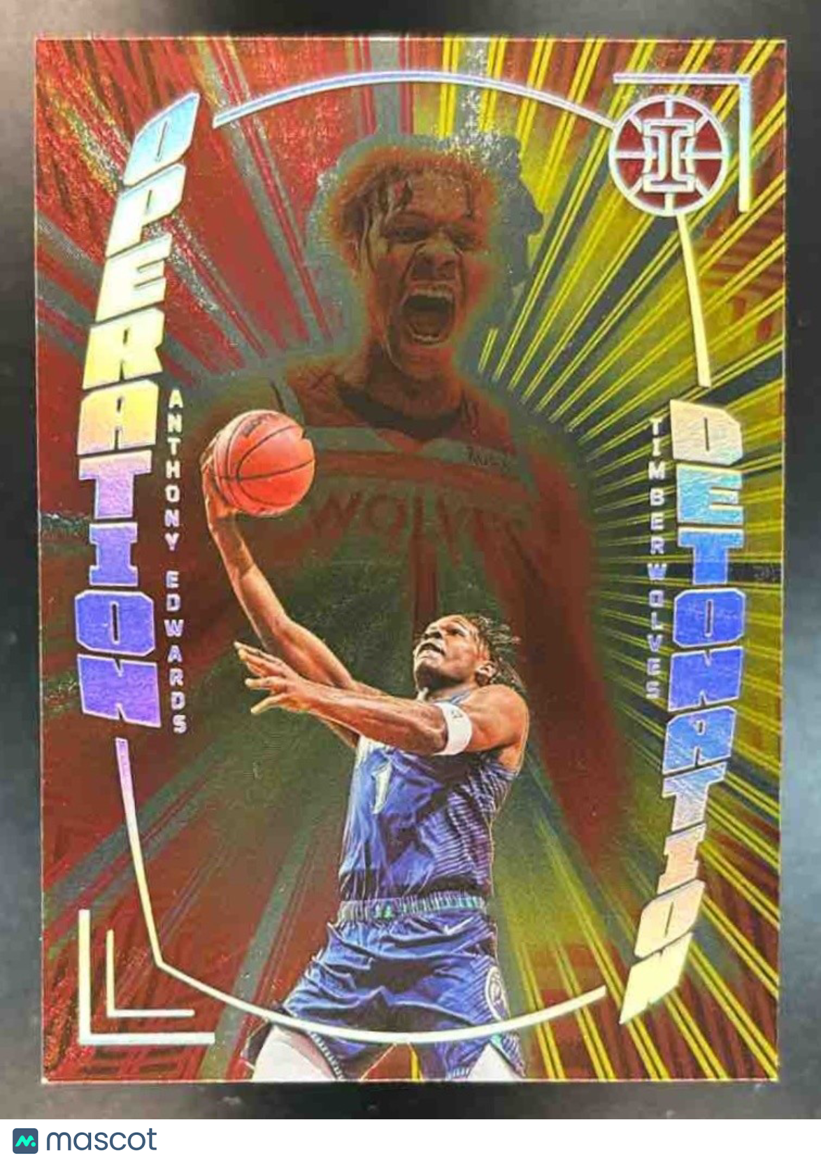 2021-22 Panini Illusions Anthony Edwards Operation Detonation #14 Timberwolves - Sports Cards