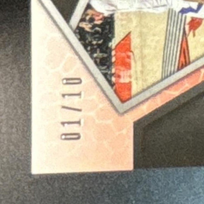 2021-22 Panini Mosaic Damian Lillard Gold 1/10 #287 Portland Trail Blazers - Sports Cards