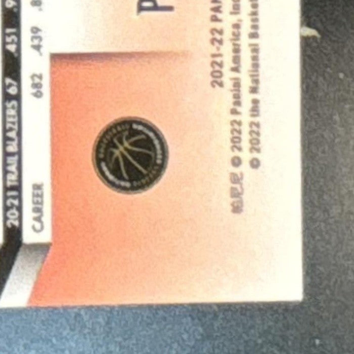 2021-22 Panini Mosaic Damian Lillard Gold 1/10 #287 Portland Trail Blazers - Sports Cards